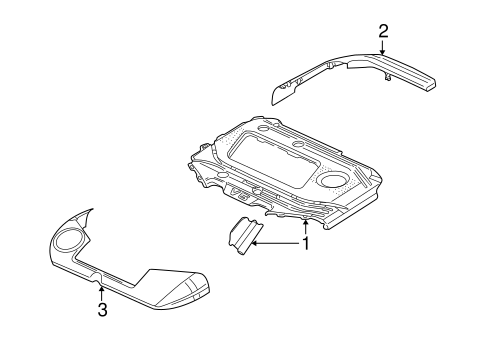 Golf ENGINE APPEARANCE COVER