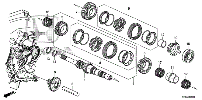 CIVIC SEDAN MT MAINSHAFT (1.8L)