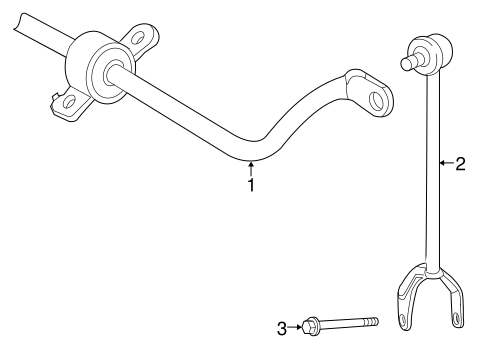 LS600h STABILIZER BAR & COMPONENTS