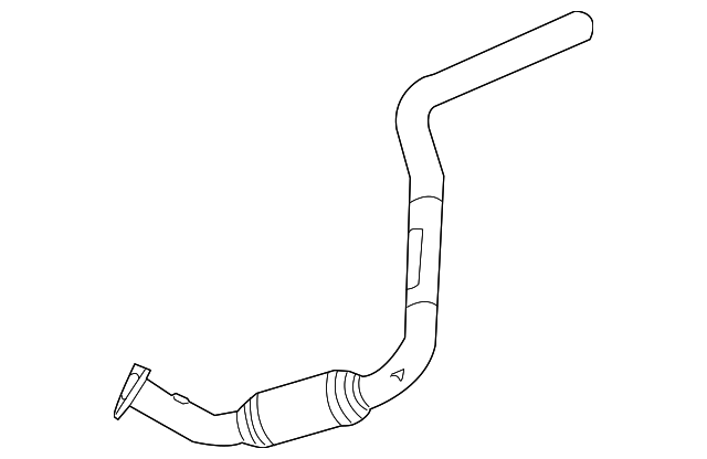 15229367 Деталь CONVERTER & PIPE, LEFT