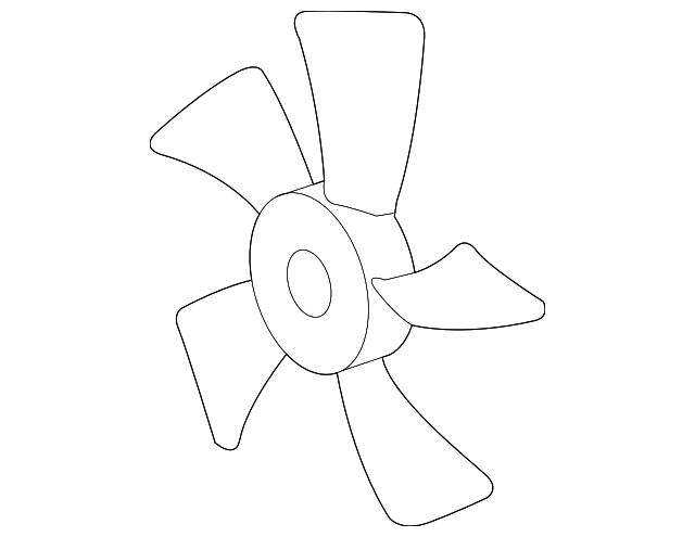 16361-0A200 Деталь FAN BLADE, LEFT