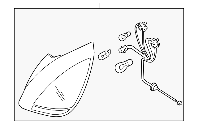 92401-1G200 Деталь TAIL LAMP ASSY, LEFT