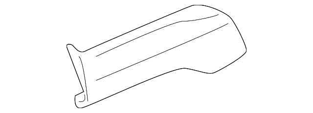 15163358 Деталь WHEEL FLARE, RIGHT