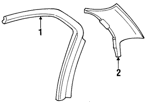 Skylark INTERIOR TRIM - QUARTER PANELS 2