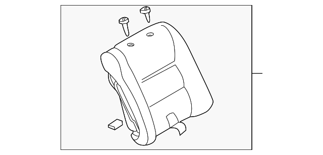 TA0188180C02 Деталь SEAT BACK ASSY