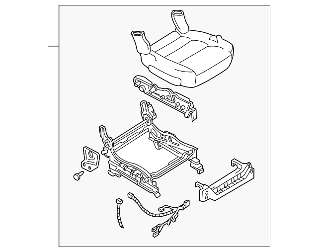 TA2788160K27 Деталь LOWER SEAT ASSY