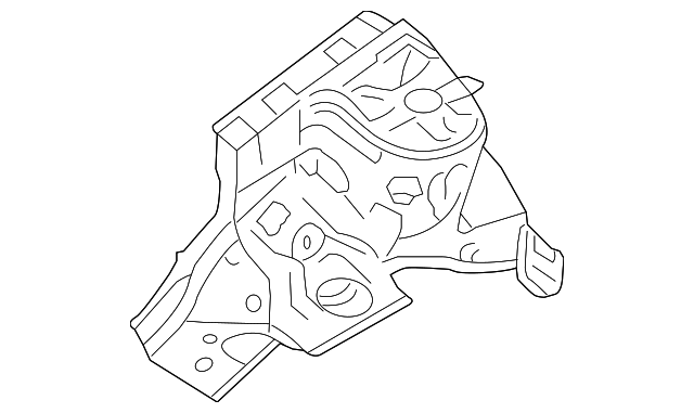 64501-0W500 Деталь APRON ASSY, LEFT
