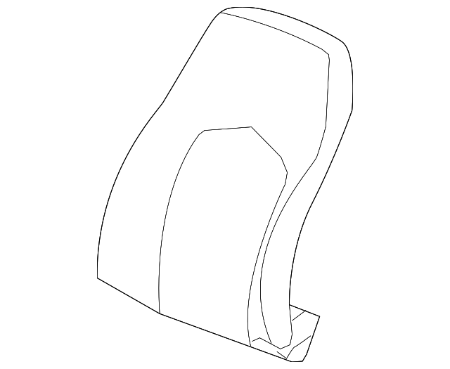 22737822 Деталь SEAT BACK COVER