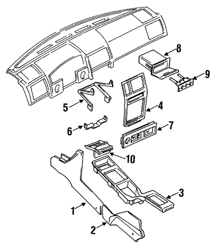 5000 Quattro CENTER CONSOLE