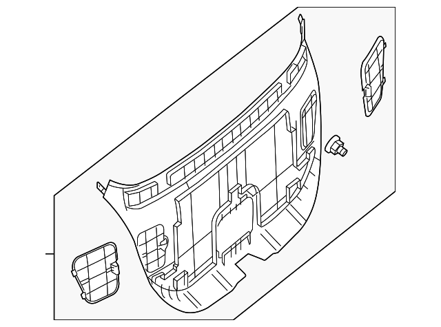 8377085Z00 Деталь LOWER TRIM PANEL