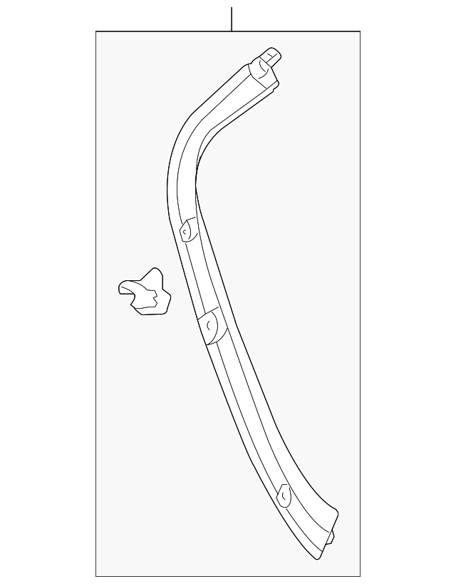 8379085Z00 Деталь SIDE TRIM PANEL, LEFT