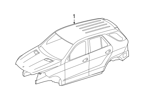ML350 BODY SHELL