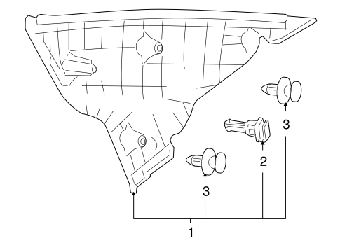 6 INTERIOR TRIM - QUARTER PANELS