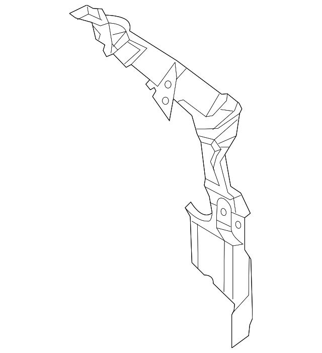 BB5Z-7845115-B Деталь GUTTER, LEFT