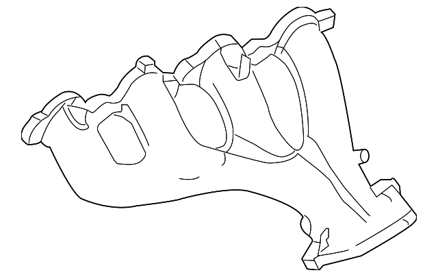 12633125 Деталь EXHAUST MANIFOLD, RIGHT