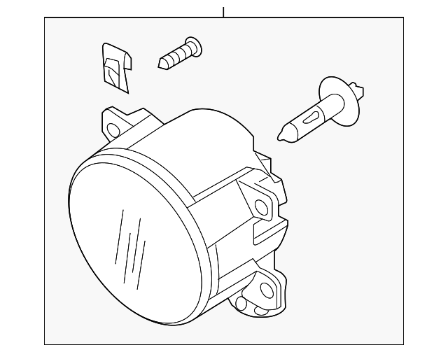 68256470AA Деталь FOG LAMP, RIGHT