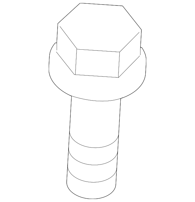 6102123AA BRACKET BOLT