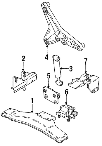 Monaco ENGINE & TRANS MOUNTING