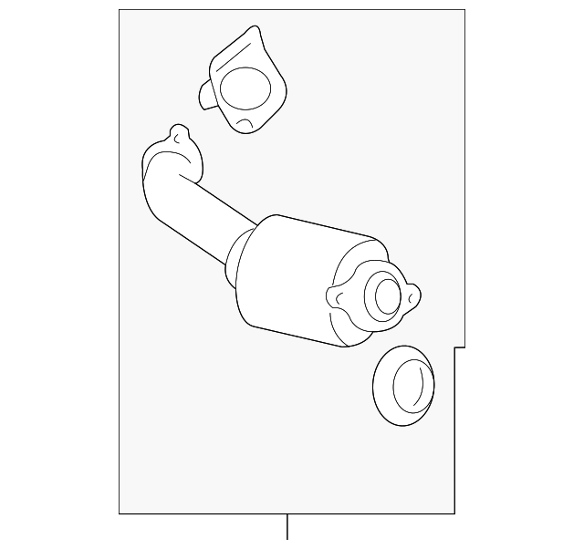 25939989 Деталь CONVERTER & PIPE, RIGHT