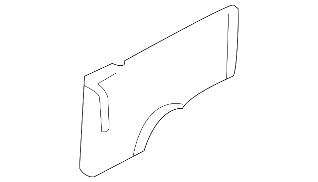 751330W000 Деталь CLOSING PLATE FRONT PLATE, LEFT