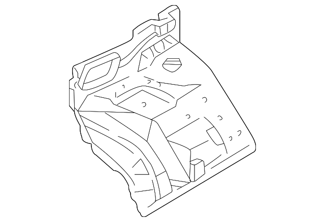 641300W730 Деталь FRONT PANEL, RIGHT