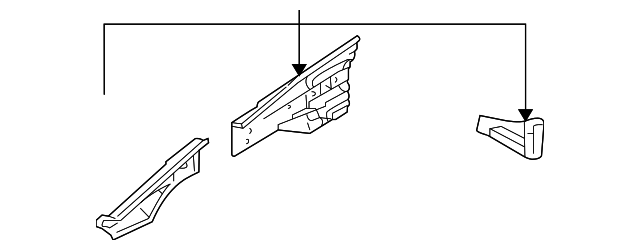 641800W70A Деталь REINFORCEMENT, RIGHT