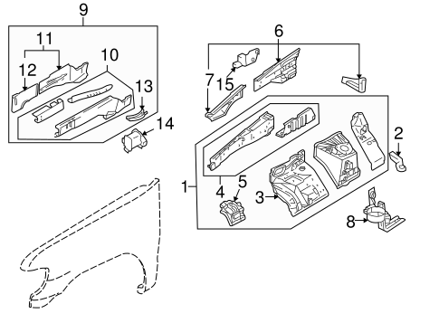 QX4 STRUCTURAL COMPONENTS & RAILS