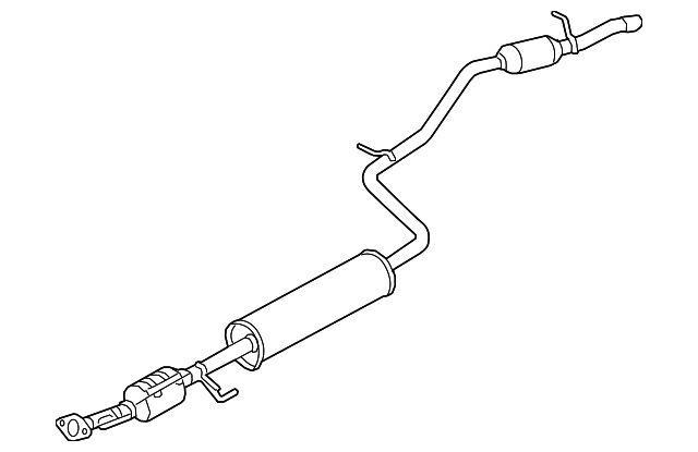 1571B354 Деталь MUFFLER & PIPE