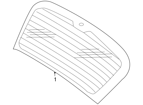 Jetta GLASS - LIFT GATE