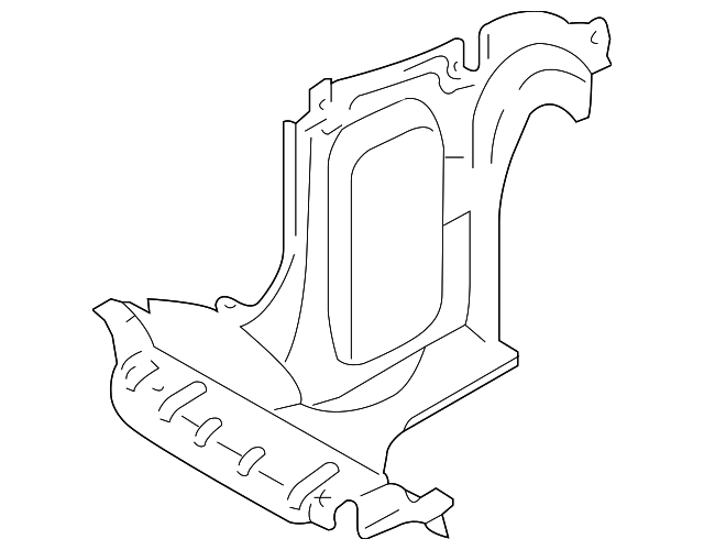 ZZCA-56-131 Деталь SPLASH SHIELD, RIGHT