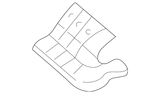 65571-2D200 Деталь GUSSET, LEFT