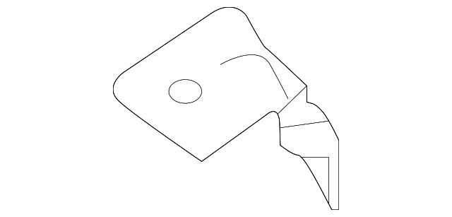 7P6-806-812 Деталь EXTENSION RETAINER, RIGHT
