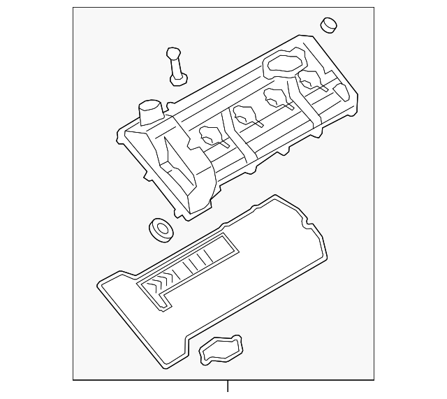 22420-3F400 Деталь VALVE COVER, RIGHT