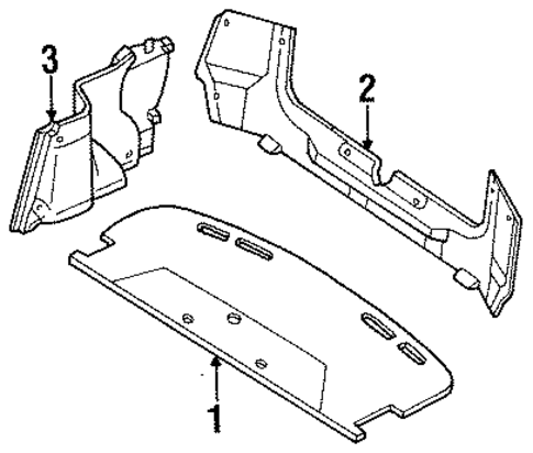 Escort INTERIOR TRIM - REAR BODY 2