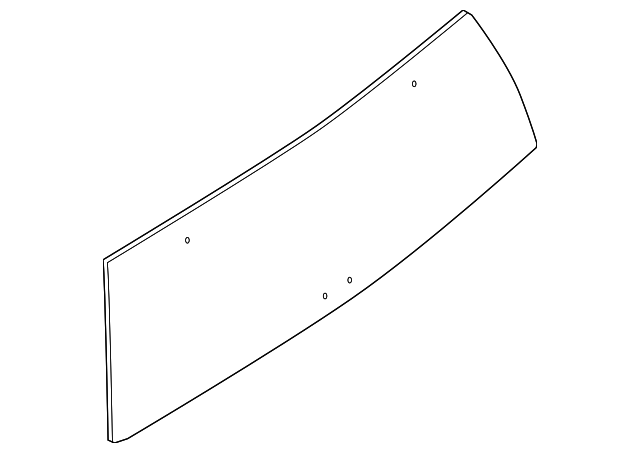 K0312-ZQ50A Деталь LIFT GATE GLASS