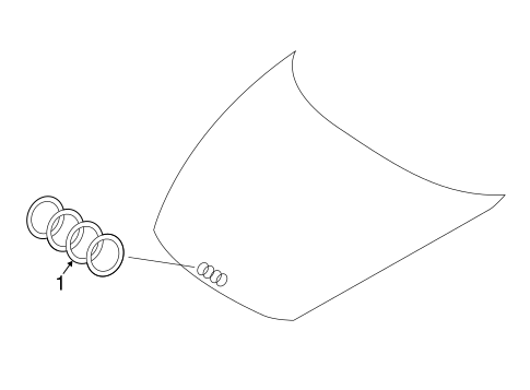 TT Quattro EXTERIOR TRIM - HOOD
