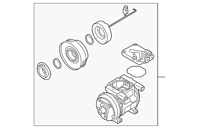 97701-2D700DR Деталь COMPRESSOR ASSY