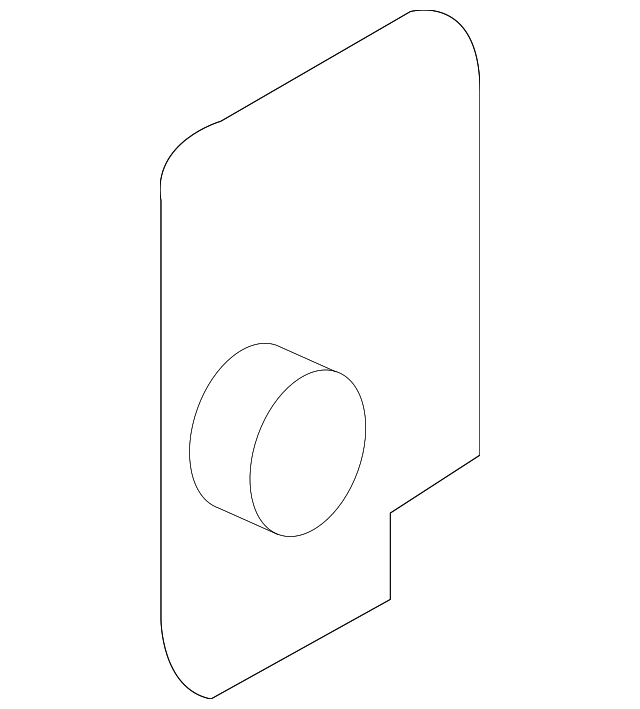 66316-2M000 LOWER BRACKET, LEFT