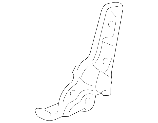 82631-S9V-A01 Деталь ADJUSTER, R. RR. SEAT RECLINING