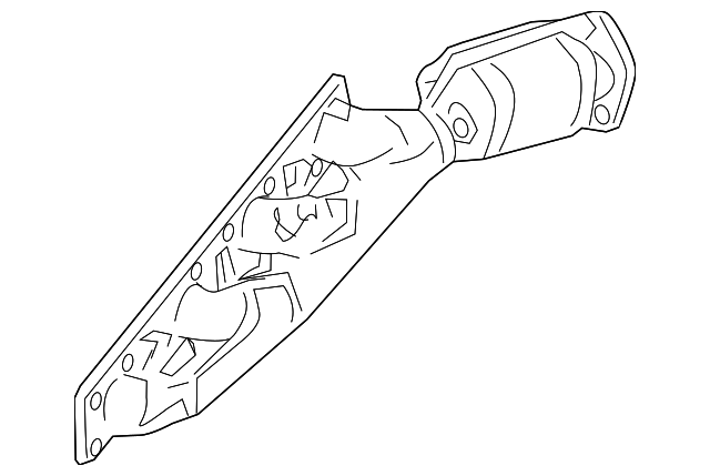 1411082Z10 Деталь EXHAUST MANIFOLD, RIGHT