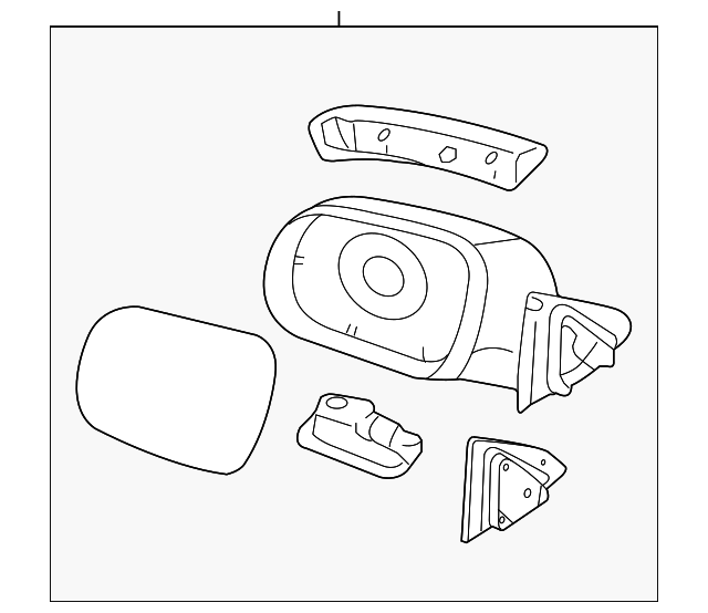 87620-3J330 Деталь MIRROR ASSY, RIGHT
