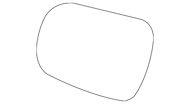 87621-3J320 Деталь MIRROR GLASS, RIGHT