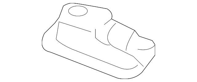 87614-3J000 Деталь PUDDLE LAMP, LEFT