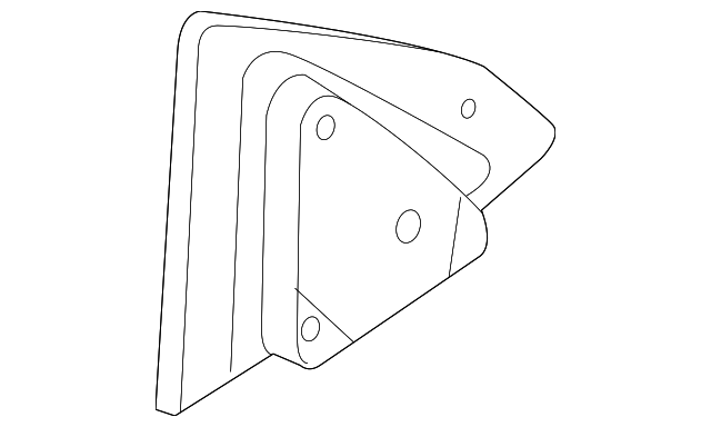 87615-3J000 Деталь MIRROR ASSY GASKET, LEFT