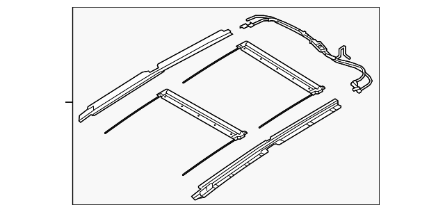 81646-1U000H9 RAIL ASSY