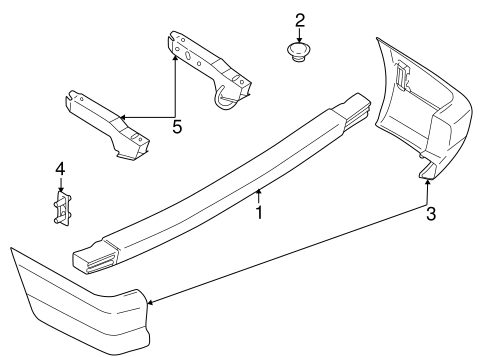 EuroVan BUMPER & COMPONENTS - REAR