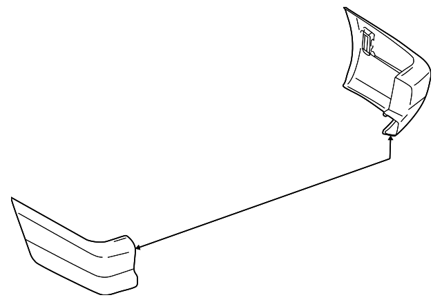 705-807-321-B-GRU Деталь END CAP, LEFT