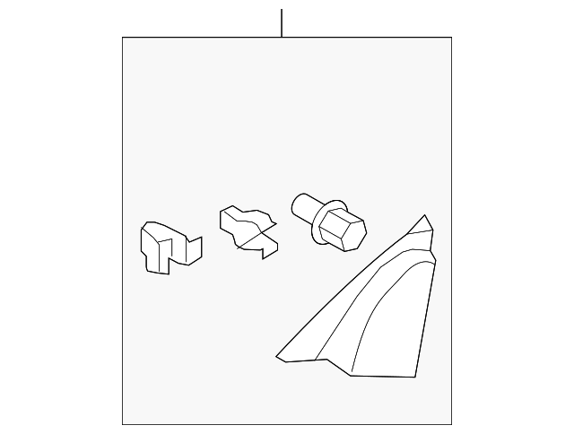 67491-0C030-C0 Деталь CORNER COVER, RIGHT