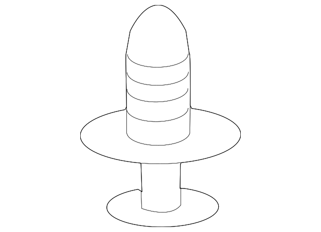 86593-34000 FENDER LINER GROMMET