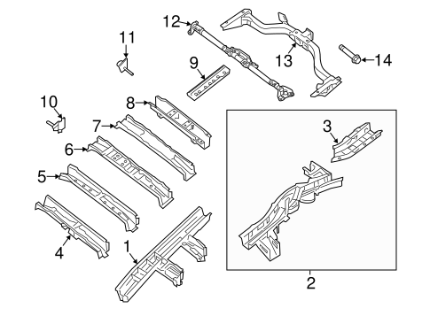 Pathfinder REAR FLOOR & RAILS 2
